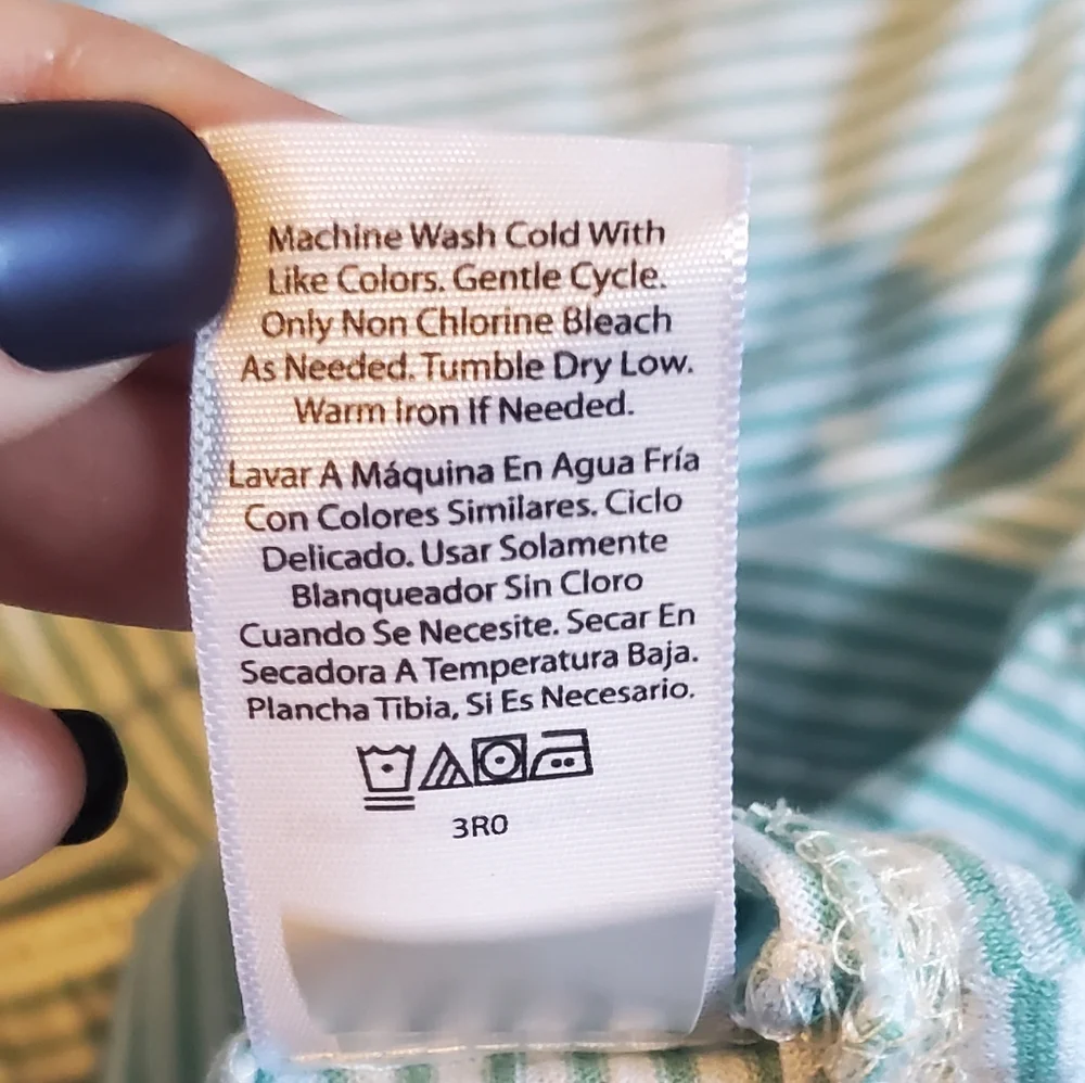 terra & sky - Women's stripped shirts -Sz 1x - Bundle of 2 shirts - Picture 9 of 9